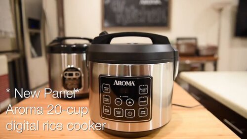 Aroma 5 Qt. Cool Touch Digital Slow Cooker Food Steamer and Rice